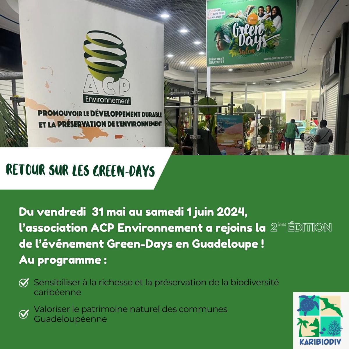Rétrospective des évènements et stands auquel ACP Environnement à participé