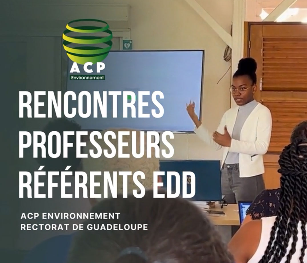 Organisation des rencontres des professeurs référents EDD de l’académie de la Guadeloupe